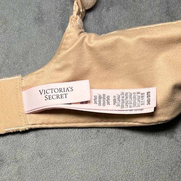 Victoria's Secret Praline Body by Victoria Perfect Coverage Underwire Bra 34D - Picture 2 of 13